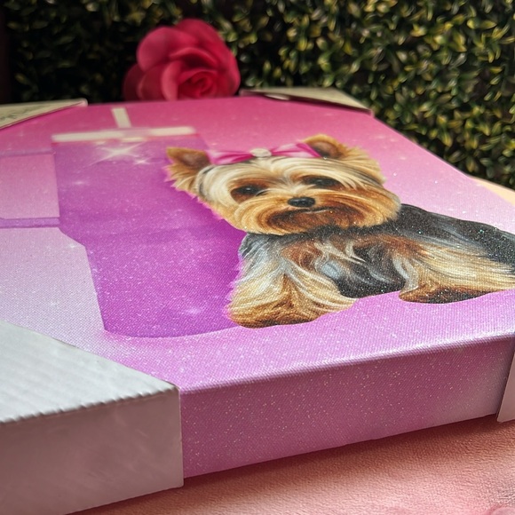 🩷🌸Pink Stanley & Yorkie glam room art - Design District - Picture 5 of 9